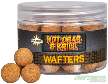 Бойли Dynamite Baits Wafter Hot Crab & Krill 15mm