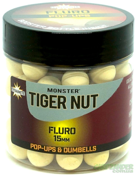 Бойли Dynamite Baits White Fluro Pop Ups & Dumbells Monster Tigernut 15mm