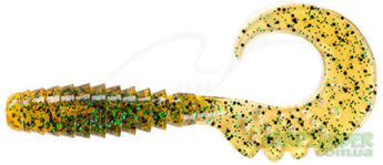 Силікон FishUp Fancy Grub 1" (12шт) #036 - Caramel Green & Black