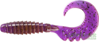 Силикон FishUp Fancy Grub 2.5" (10шт) #016 - Lox Green & Black