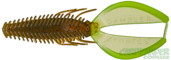 Силікон Gambler Stinger 5.25" Green Pumpkin Chartreuse 1шт