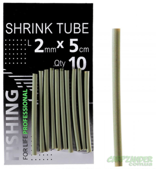 Трубка термозбіжна Профмонтаж Зелена 1.5mm 5cm 10шт/уп