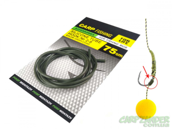 Трубка силіконова ProfMontazh для гачків №2-8 75cm (Green camo)