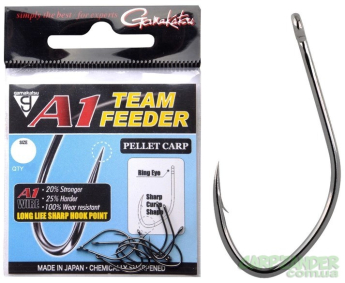 Крючок Gamakatsu A1 TEAM FEEDER Pellet Carp № 10 10шт