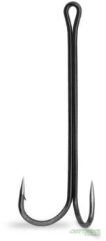 Двійник Gurza Double Hook X - Long Gurza Shank №2 BN 3шт