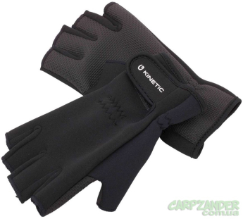 Рукавички Kinetic Neoprene Half Finger Glove Black