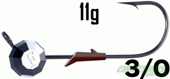 Джиг-головка з фіксатором Fanatik "Заноза" 3/0 11g 2шт