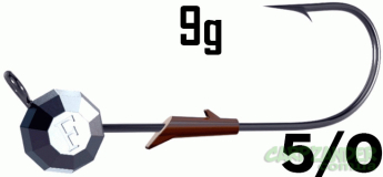 Джиг-головка з фіксатором Fanatik "Заноза" 5/0 9g 2шт