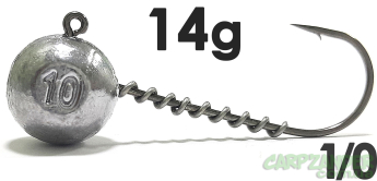 Джиг-головка Jigger з пружинкою кр. Jaxon (Korea) 1/0 14g