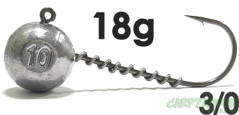 Джиг-головка Jigger з пружинкою кр. Jaxon (Korea) 3/0 18g
