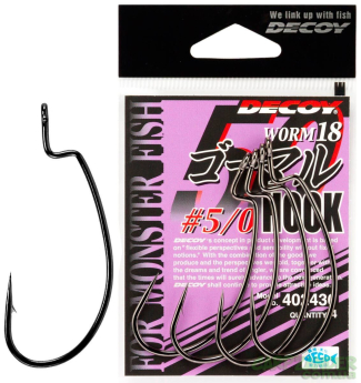 Крючок Decoy Hook Worm 18 Monster Bass Hook