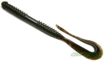 Силікон Keitech Mad Wag Long 8.0" #101 Green Pumpkin PP 1шт