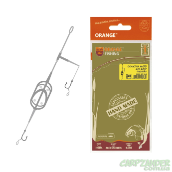 Готовий монтаж Короп Orange #33 Arc Flat Metod Leadcore бойл 50g