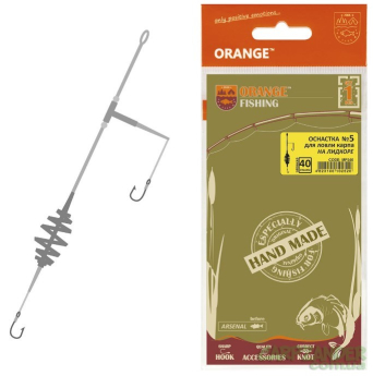 Готовый монтаж Карп ORANGE #5 Spring Leadcore