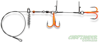 Оснащення Gurza STINGER PIKE RIG DUO ST36 Oruv