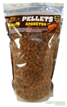 Пеллетс 3KBaits 8mm 0.8kg Креветка