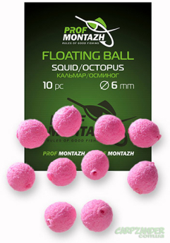 Насадка Floating Ball ProfMontazh 6mm Кальмар/Осминіг "Squid/Octopus"