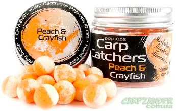 Бойли Carp Catchers Pop-Up Peach&Crayfish 10mm