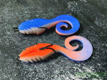 Поролоновая приманка ПрофМонтаж Dancing tail 3,5" #909