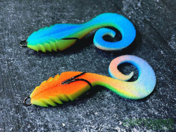 Поролоновая приманка ПрофМонтаж Dancing tail 3,5" #911