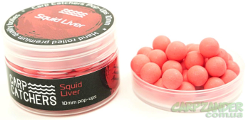 Бойли Carp Catchers Pop-Up One Tone "Squid Liver" 10mm