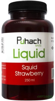 Ліквід Puhach Baits Liquid 250ml - Squid Strawberry (Кальмар Полуниця)