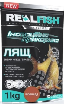 Прикормка Real Fish Лящ "Шоколад" 1kg