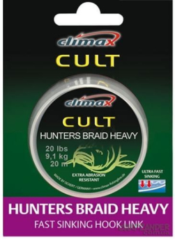 Поводковый материал Climax Cult Heavy Hunters Braid Weed 20lb 20m