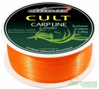 Леска Climax Cult Carp Line Z-Sport Orange 0.30mm