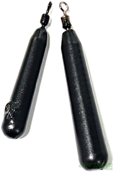 Груз Днепр-Свинец "Джиг-риг" палочка черный