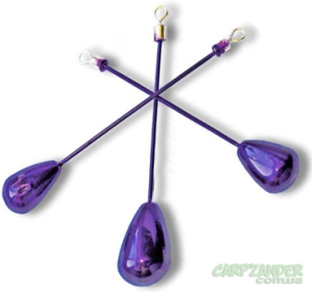 Груз Днепр-Свинец "Токио-риг" фиолетовый