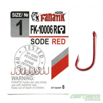 Крючок Fanatik Sode FK-10006 Red
