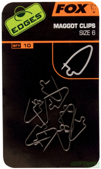 Клипсы для опарышей Fox Maggot Clips 10шт
