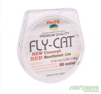 Волосінь Ntec FlyCat Red 50m
