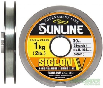Леска Sunline Siglon V 30м #2.5/0.26мм 6кг