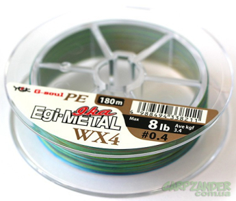 Шнур YGK Real Sports G-soul EGI Metal Wx4 120m #0.6 12lb