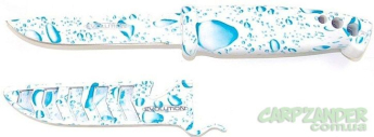 Нож Evolution 4" Bait Knife White Blue Water Spots