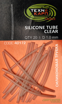Трубка силіконова Технокарп прозора 1.0mm 20шт