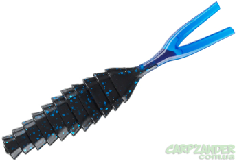 Силікон Gambler Komodo 4" Black Blue Glitter Blue Tail 1шт