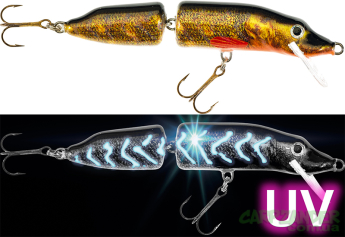 Воблер Jaxon HS Pike Fat UV 2-section 13cm 21g #BM