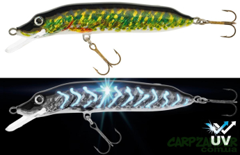 Воблер Jaxon HS Pike UV 10cm 10g #P