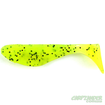 Силікон FishUp Wizzy 1.5" (10шт) #055 - Chartreuse Black