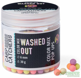 Бойлы Carp Catchers Pop-Up "Washed out Color Mix" 6mm