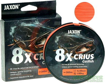 Шнур Jaxon Crius 8x Catfish Orange 300m