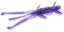Силікон FishUp Shrimp 3" (9шт) #060 - Dark Violet Peacock & Silver