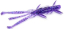 Силикон FishUp Shrimp 4.5" (7шт) #060 - Dark Violet Peacock & Silver