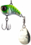Тейл-Спінер Jackall Deracoup 1/4oz 7g HL Chartreuse Back Tiger
