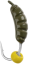 Мормышка вольфрамовая Viking Fishing Shrimp+bead 0.37g 7mm Olive+Y (1шт)