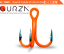 Тройник Gurza Round Treble ST-36 UV Orange № 14 1шт