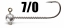 Джиг-головка DS з двома вушками та пружиною ST-29 #7/0 2шт 10g